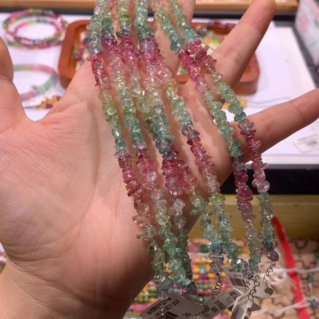 未镶嵌手链碧玺多样性发其一