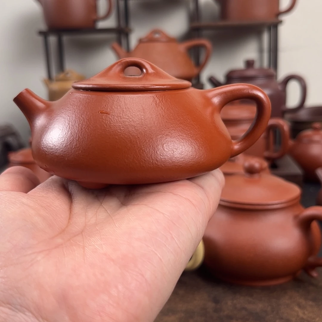 茶壶紫砂全手景舟石瓢140毫升