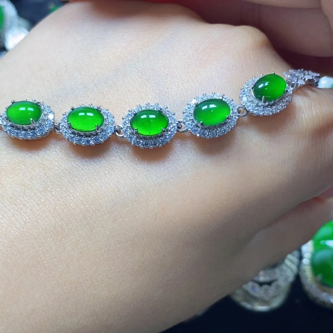 未镶嵌手链翡翠天然翡翠