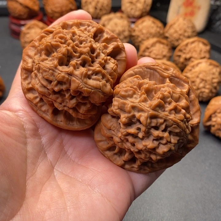 把件文玩核桃54尺大官帽