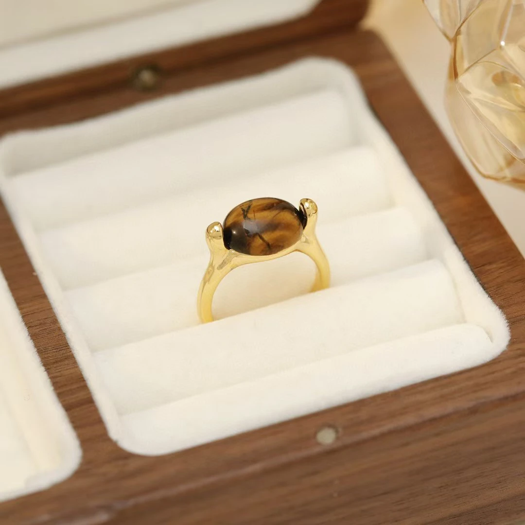 铜合金戒指 《货号6299》美拉德戒指开口可调节