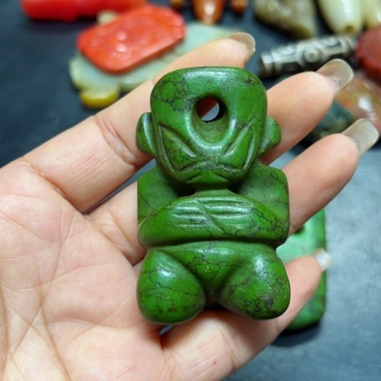 吊坠白玉菩提把件