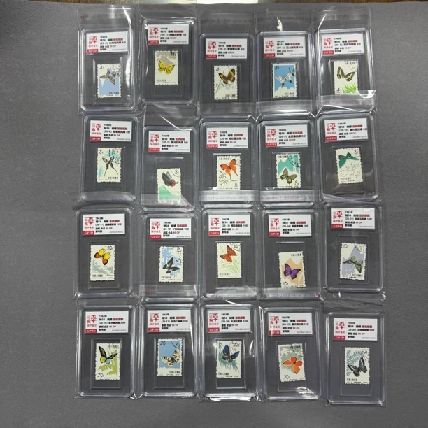 盖销 顺戳 特56 蝴蝶 评级 90OP 原纸全品小盒正品保真