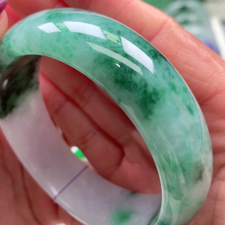 翡翠未镶嵌手镯天然翡翠手镯