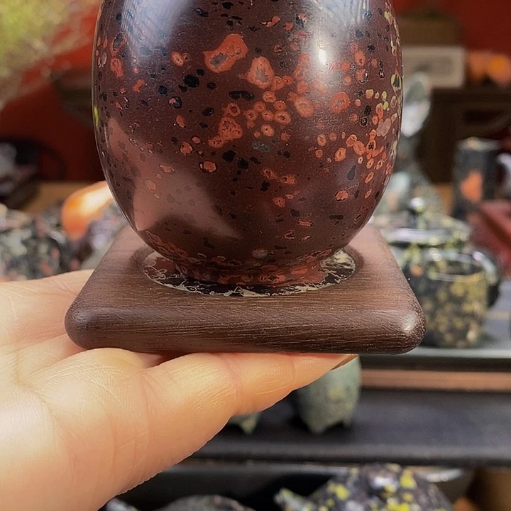 梅花玉精美梅花元宝杯