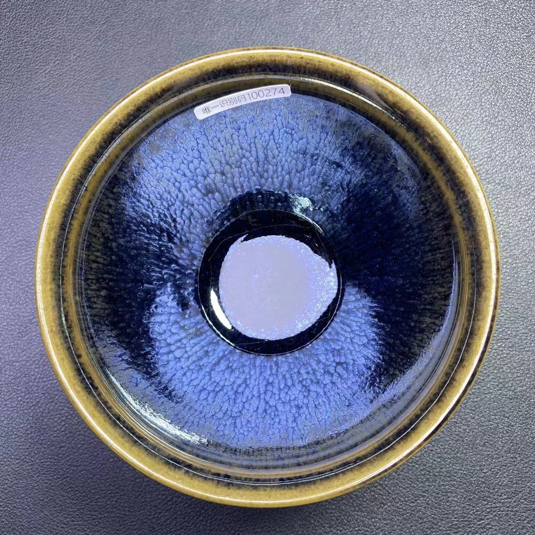 建窑建盏天目盏陶瓷主人杯茶杯原矿原釉束口器型品茗杯茶盏名家盏