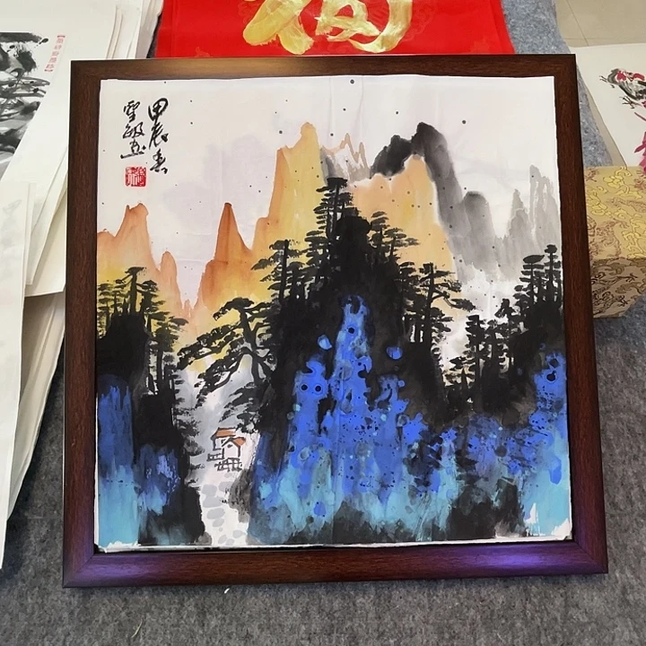 国画张圣敏先生纯手绘作品