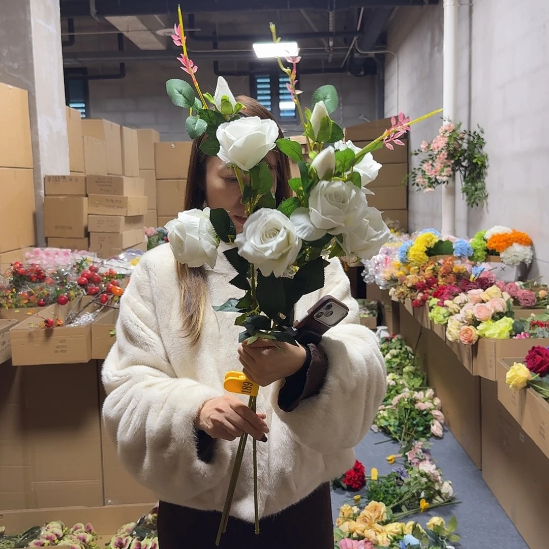 189号「闪购」仿真花，公主请下单