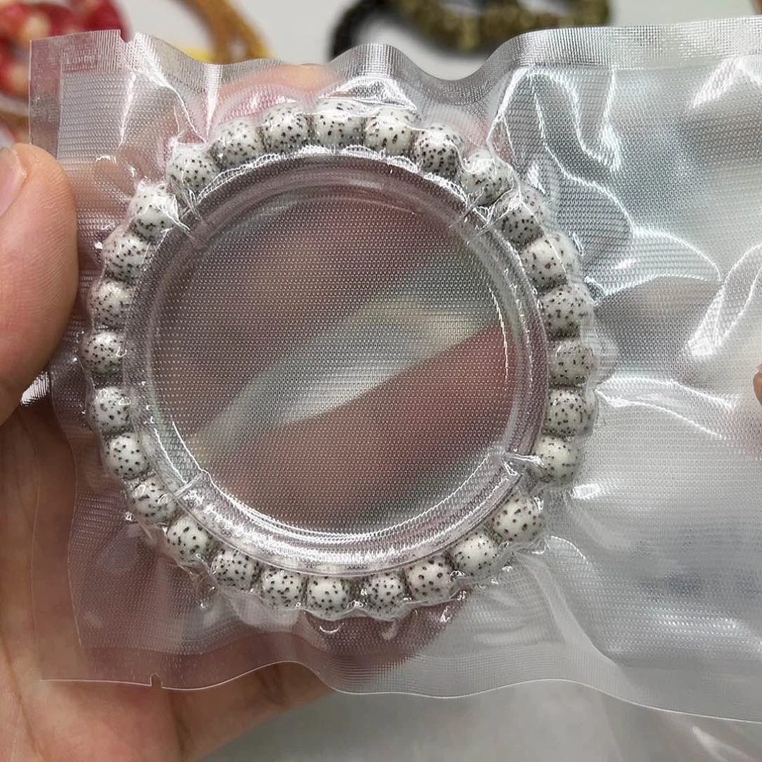 星月菩提手串6卓越原脂白河豚星月菩提单圈87