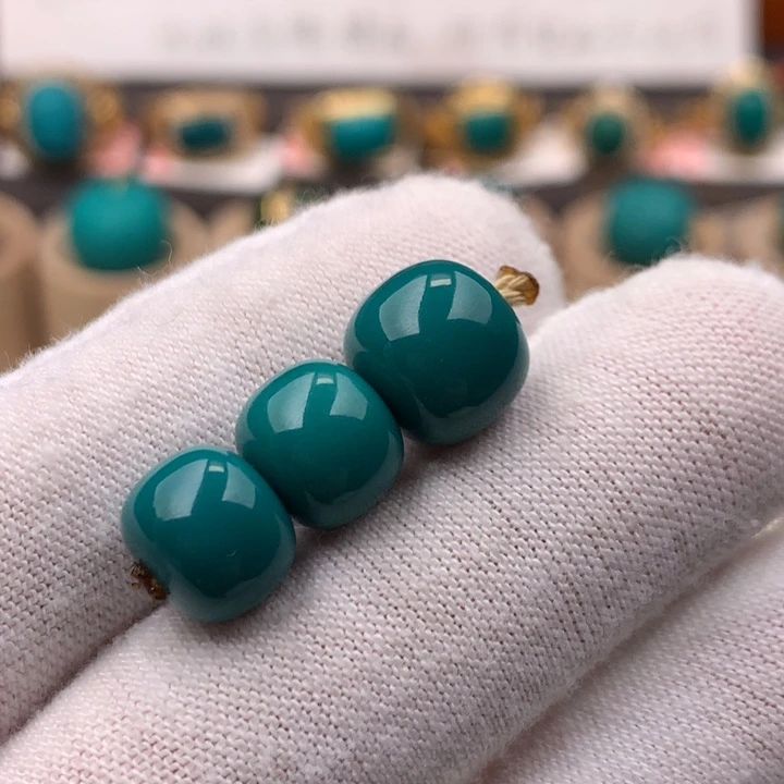 绿松石车挂未镶嵌