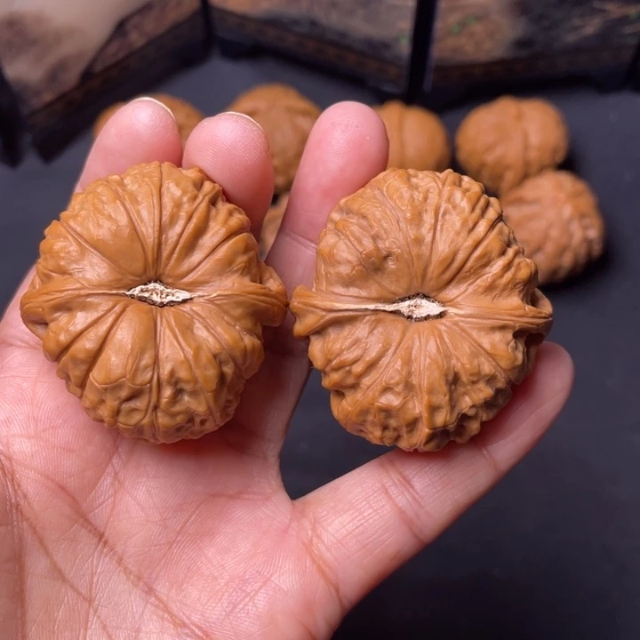 把件文玩核桃42南瓜墩