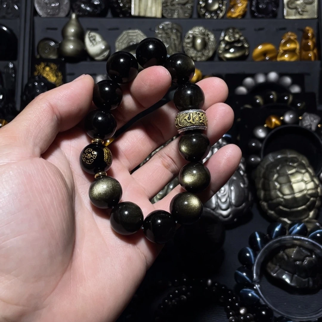 未镶嵌黑曜岩珠宝奇石、*默