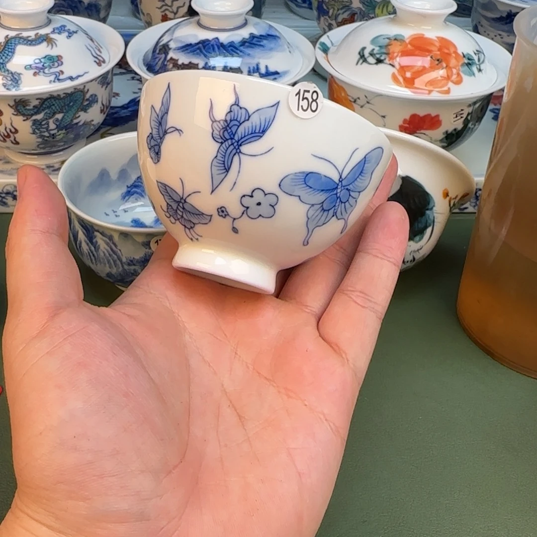 彦祖纯手工手绘茶具158