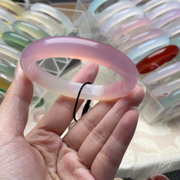 玛瑙/玉髓未镶嵌手镯56圈口