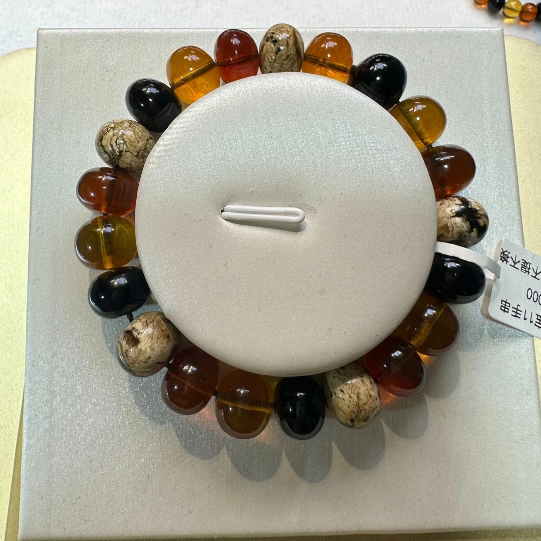 抚顺琥珀 多宝11手串