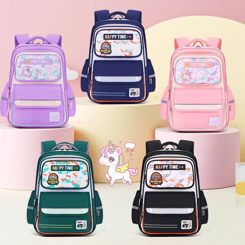 亚洲龙新款小学一三至六年级小学生护脊大容量儿童耐磨书包60002