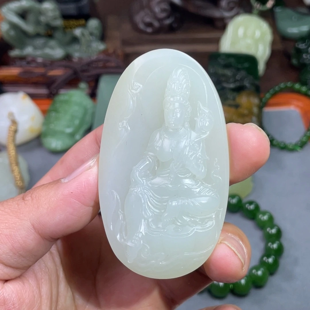 和田玉颈饰未镶嵌