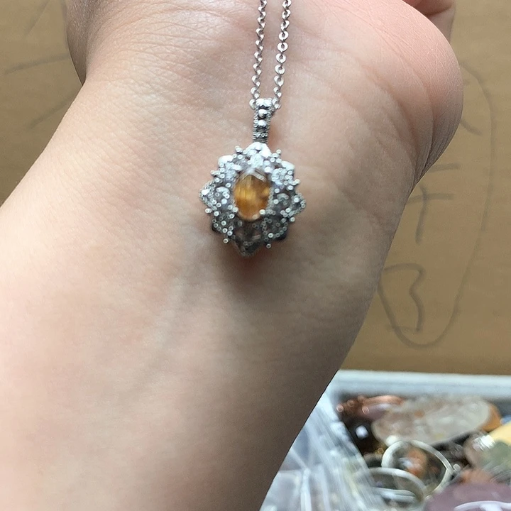 水晶水晶吊坠未镶嵌