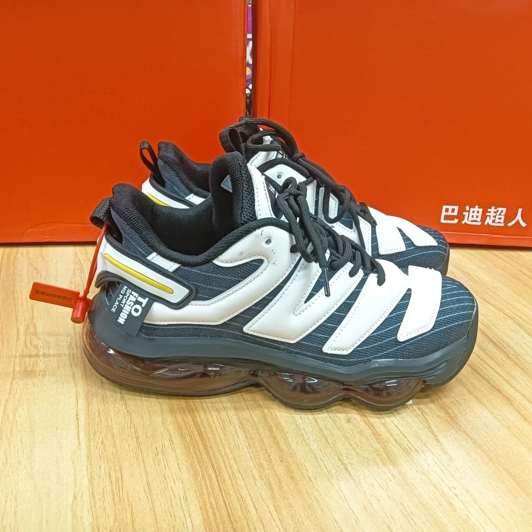 99157)男鞋中帮篮球鞋缓震胶减震运动鞋高帮气垫夏季舒适
