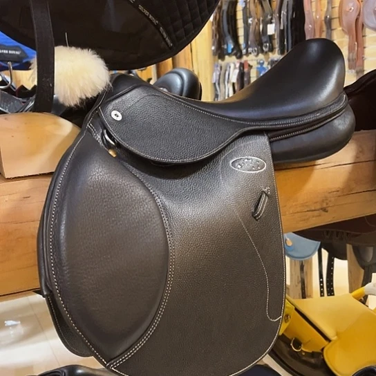 综合鞍全皮17.5寸