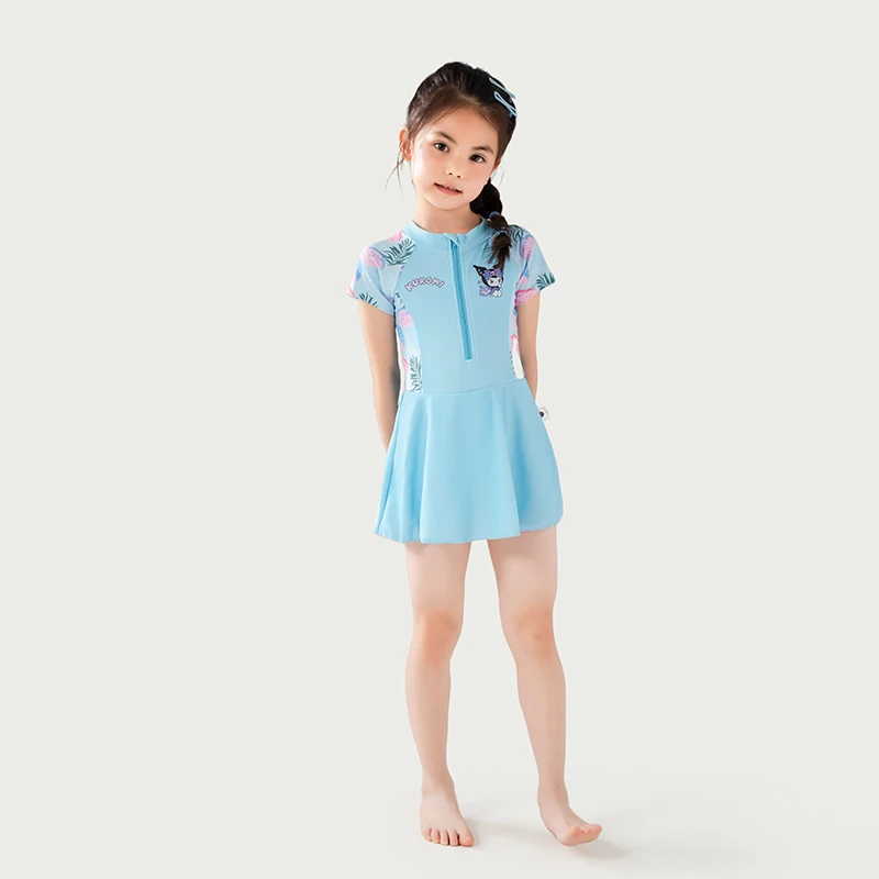 儿童泳衣女童公主泳装宝宝夏季连体女孩中大童运动洋气时尚温泉