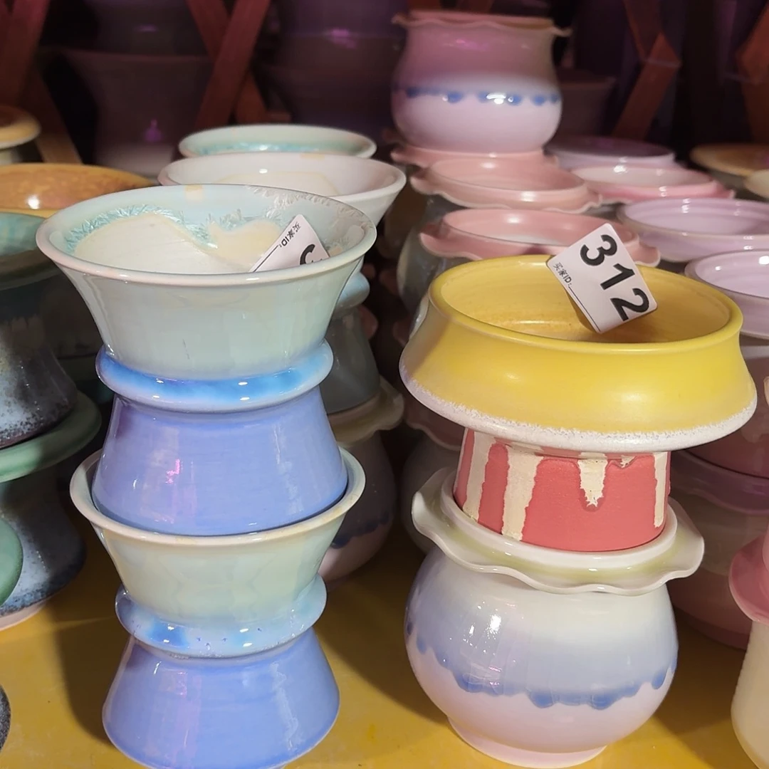 *****314+313+312景德镇多肉花盆