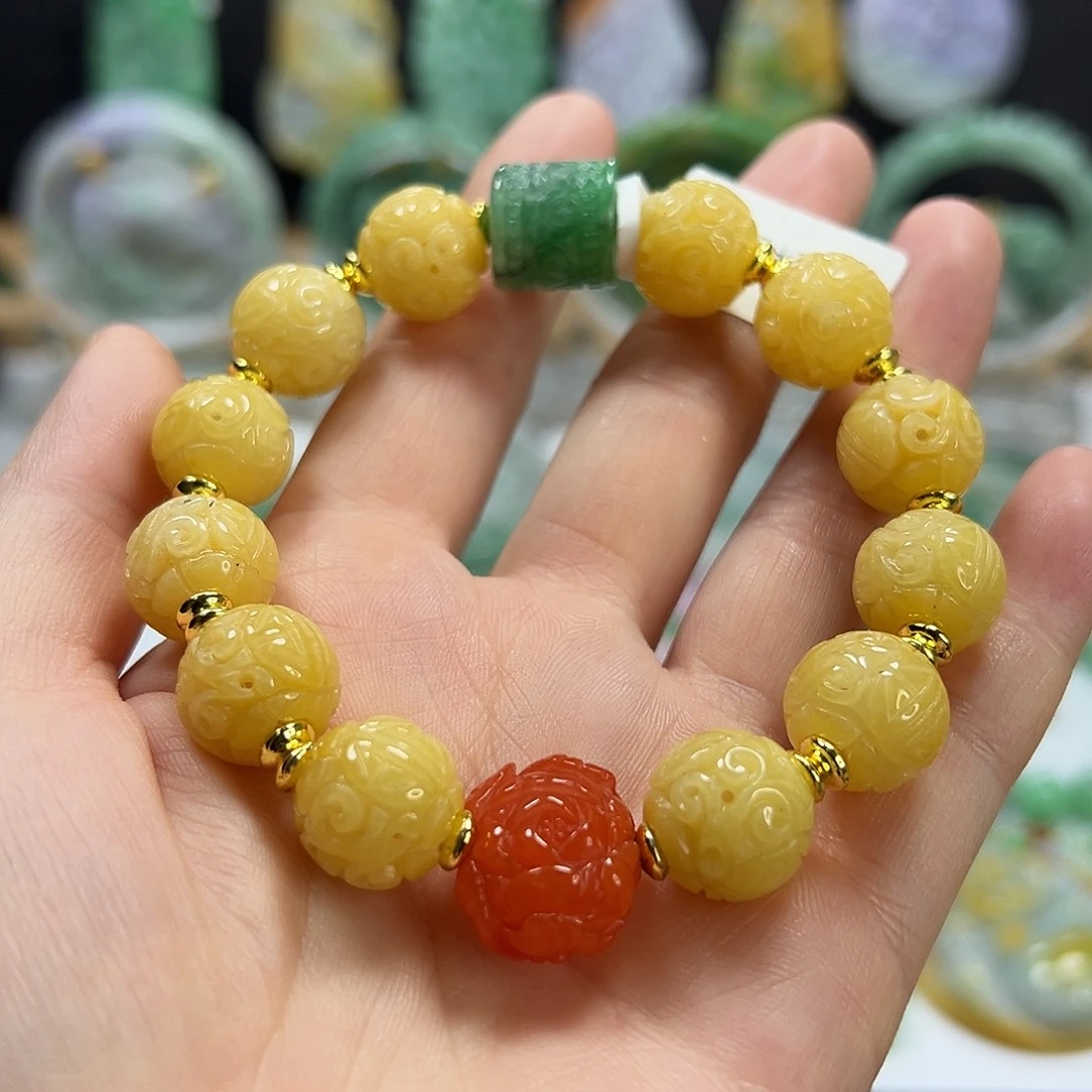 翡翠未镶嵌手链手串