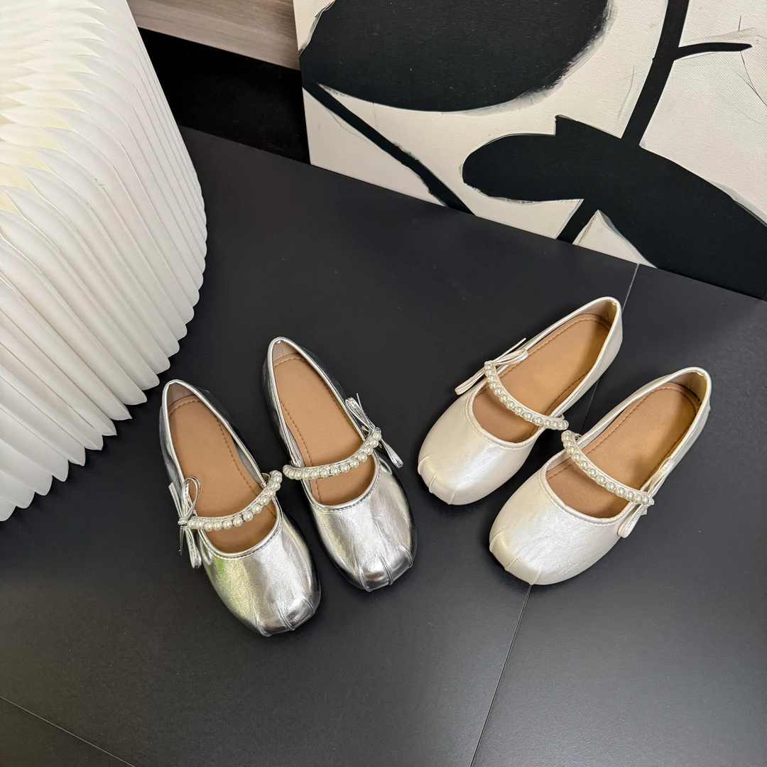 【BY】晚晚风温柔鞋平底单鞋女2025新款夏季玛丽珍鞋子配裙子软底鞋