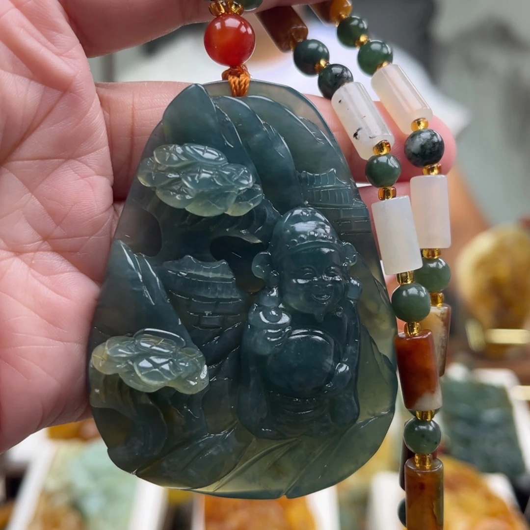 未镶嵌岫玉挂件挂件