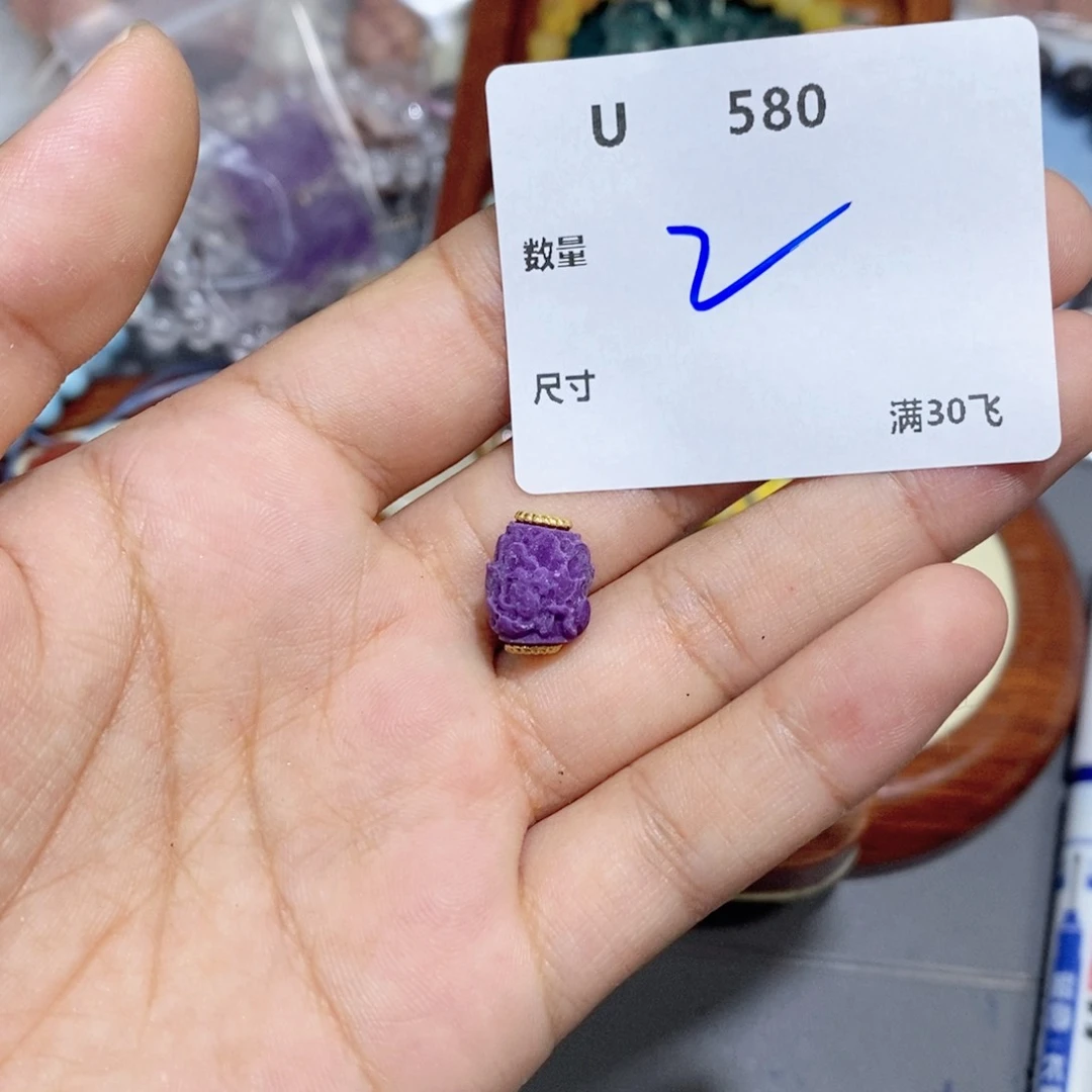 丽***娜银S925镶嵌颈饰紫晶U580