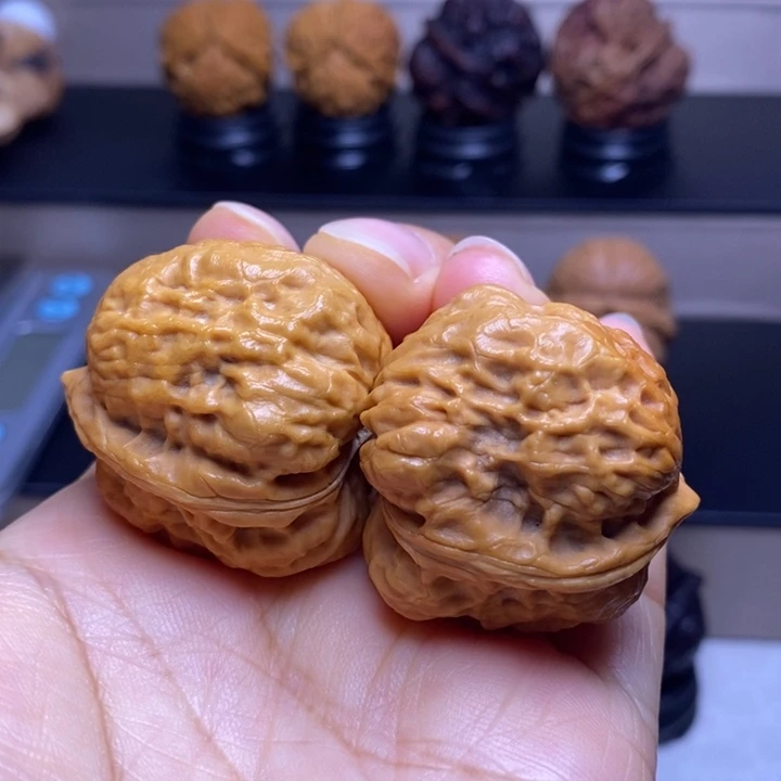 把件文玩核桃卧莲金蟾41