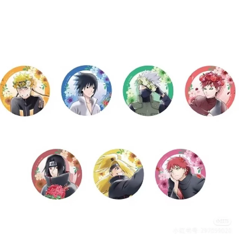 日谷 火影忍者 鲜花a咖系列 徽章盲盒