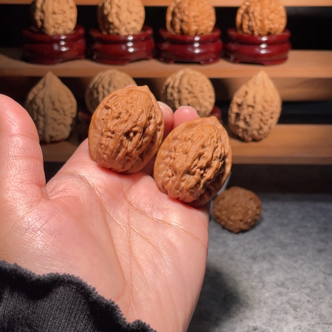 核桃手串/手链大红袍野生鸡心全品32