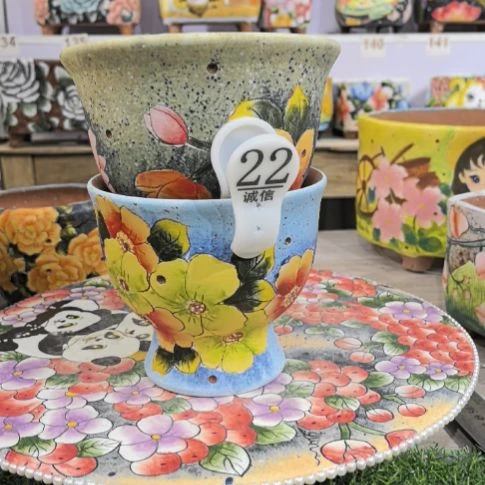 红泥花盆肉**@景德镇陶瓷