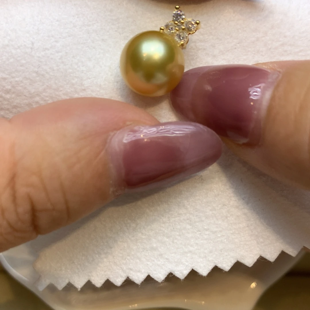 颈饰银S925镶嵌海水珍珠