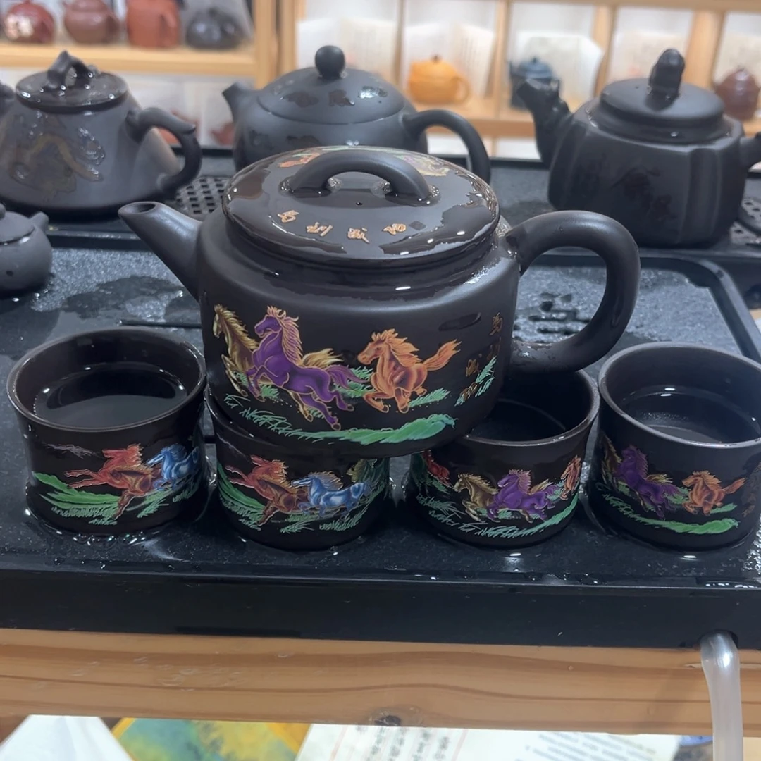 茶壶紫砂一壶4杯111