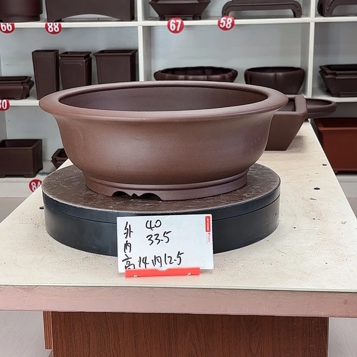 花盆紫砂下线圆盆