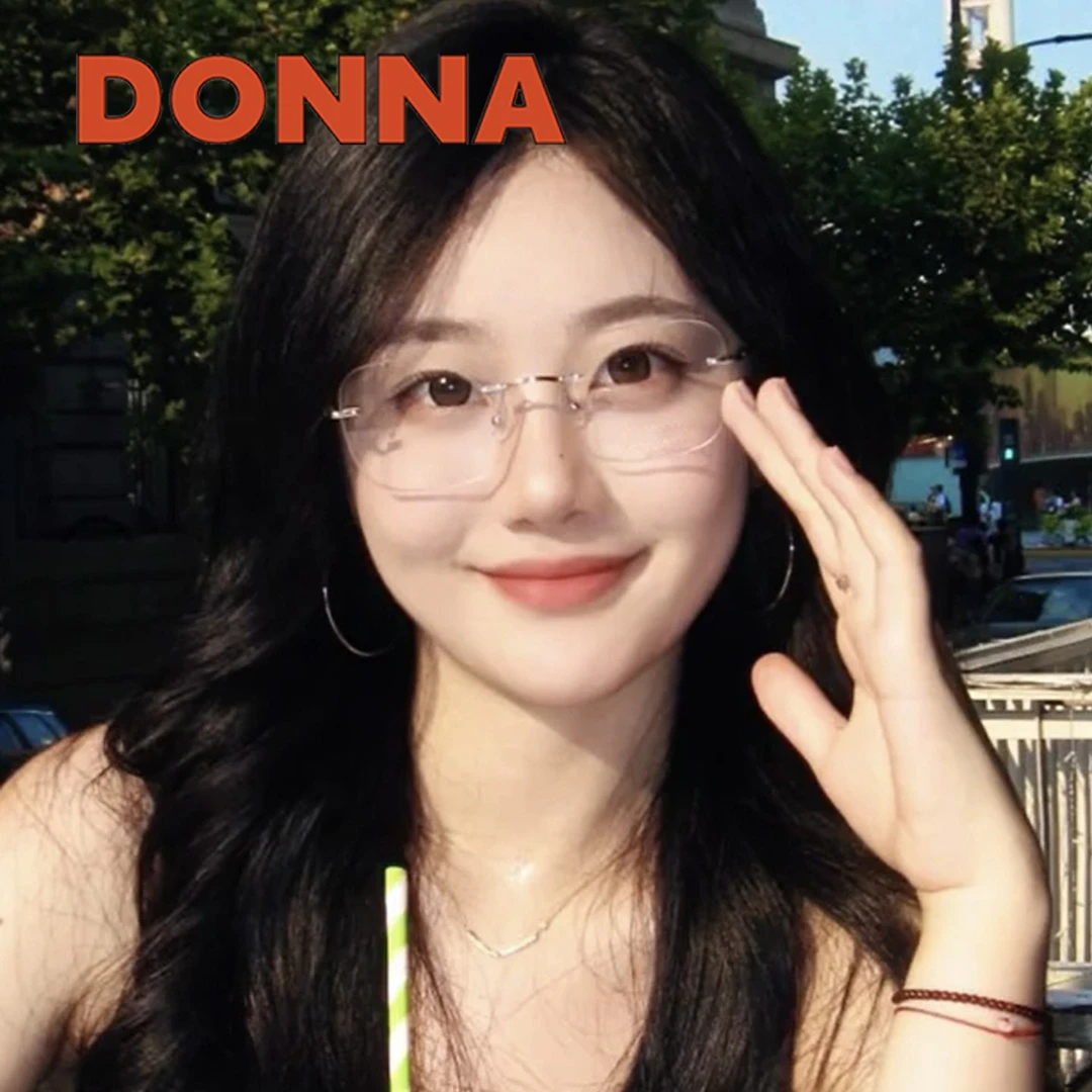 DONNA哆哪新款潮韩系简约时尚金属眼镜框小脸显瘦男女通用NJ10019