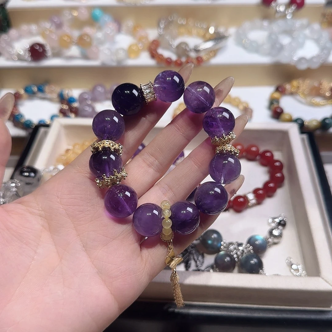 水晶手链未镶嵌吧