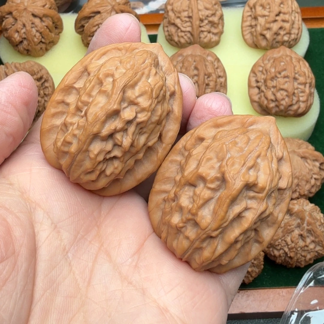 小***胖核桃文玩核桃吊坠大红袍36