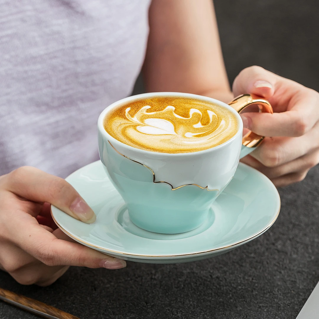 2025新款特别好看的精致高级感创意的喝水杯子陶瓷杯马克杯咖啡杯