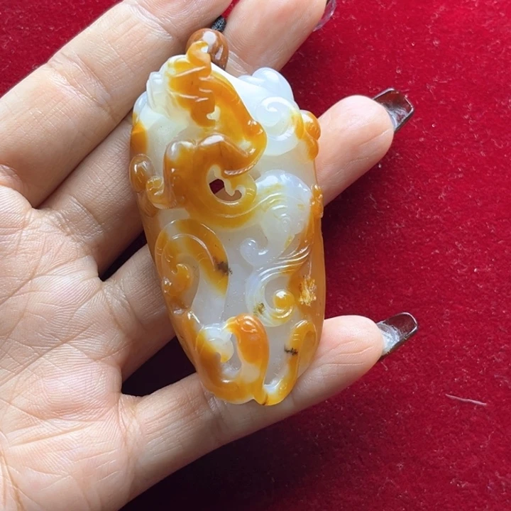 好***满和田玉未镶嵌挂件