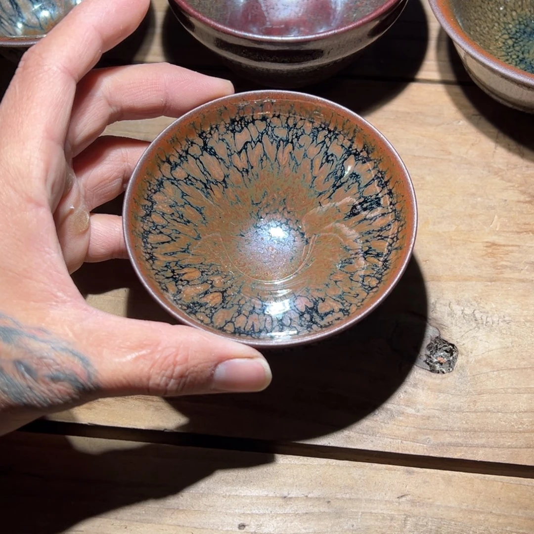 茶盏老木头柴烧建盏精选53