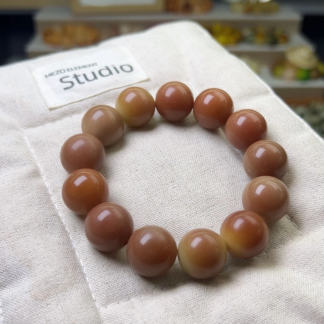 菩提根/象牙果手串卡17微醺野梅圆一串