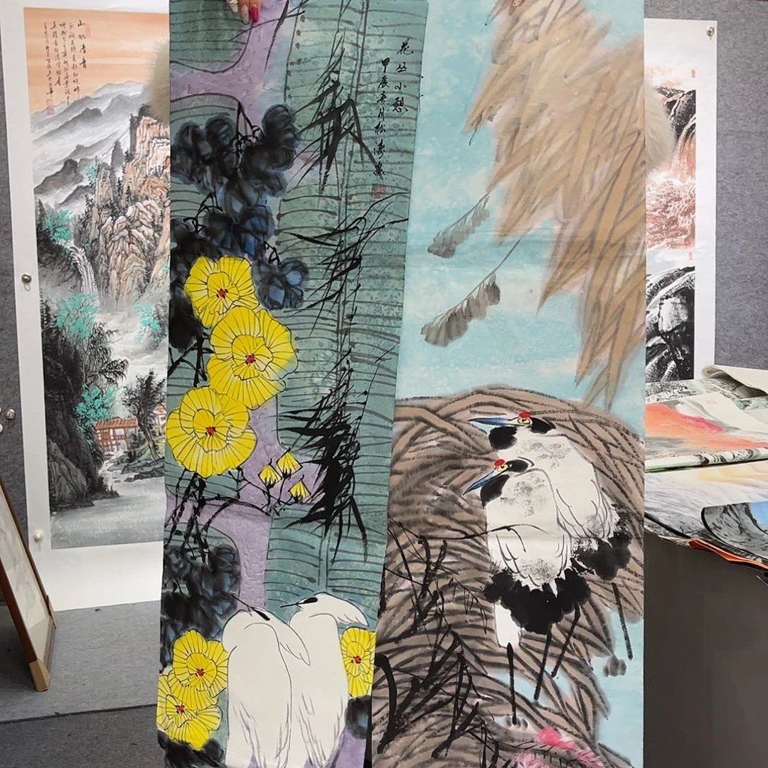 国画LT国画单幅任发2幅