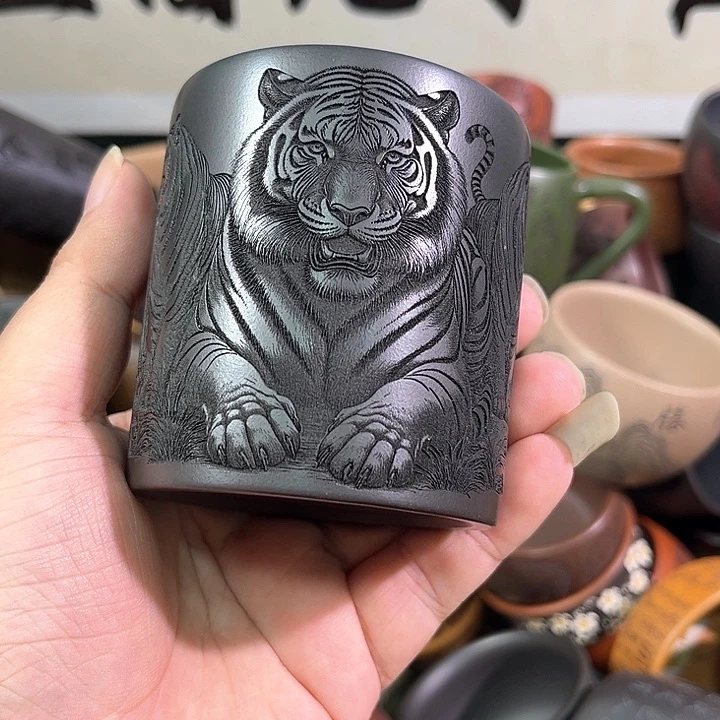 茶杯紫砂全手工紫砂主任杯
