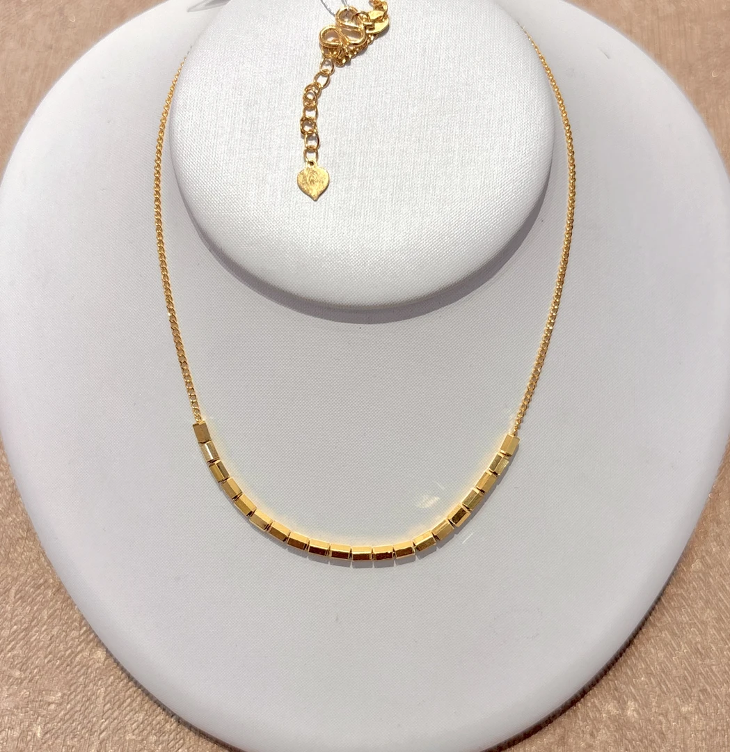 1N足金小米粒套链5.89g