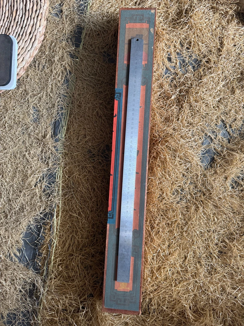 棕色长画盒（流水摆件）