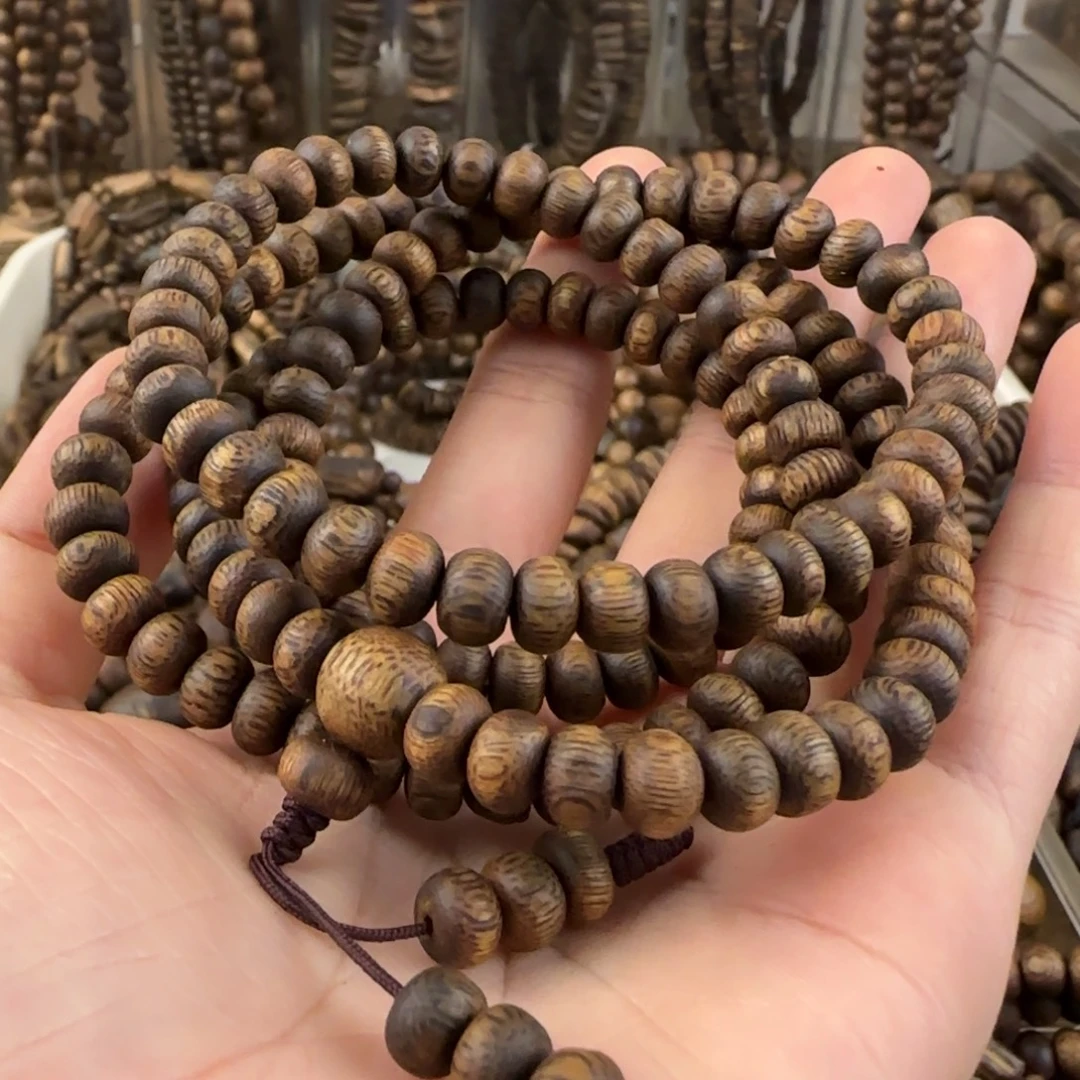 幸***人手串沉香奇楠手串18.5克卡07