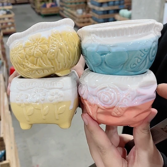 陶瓷花盆凑单福利满10元发货！